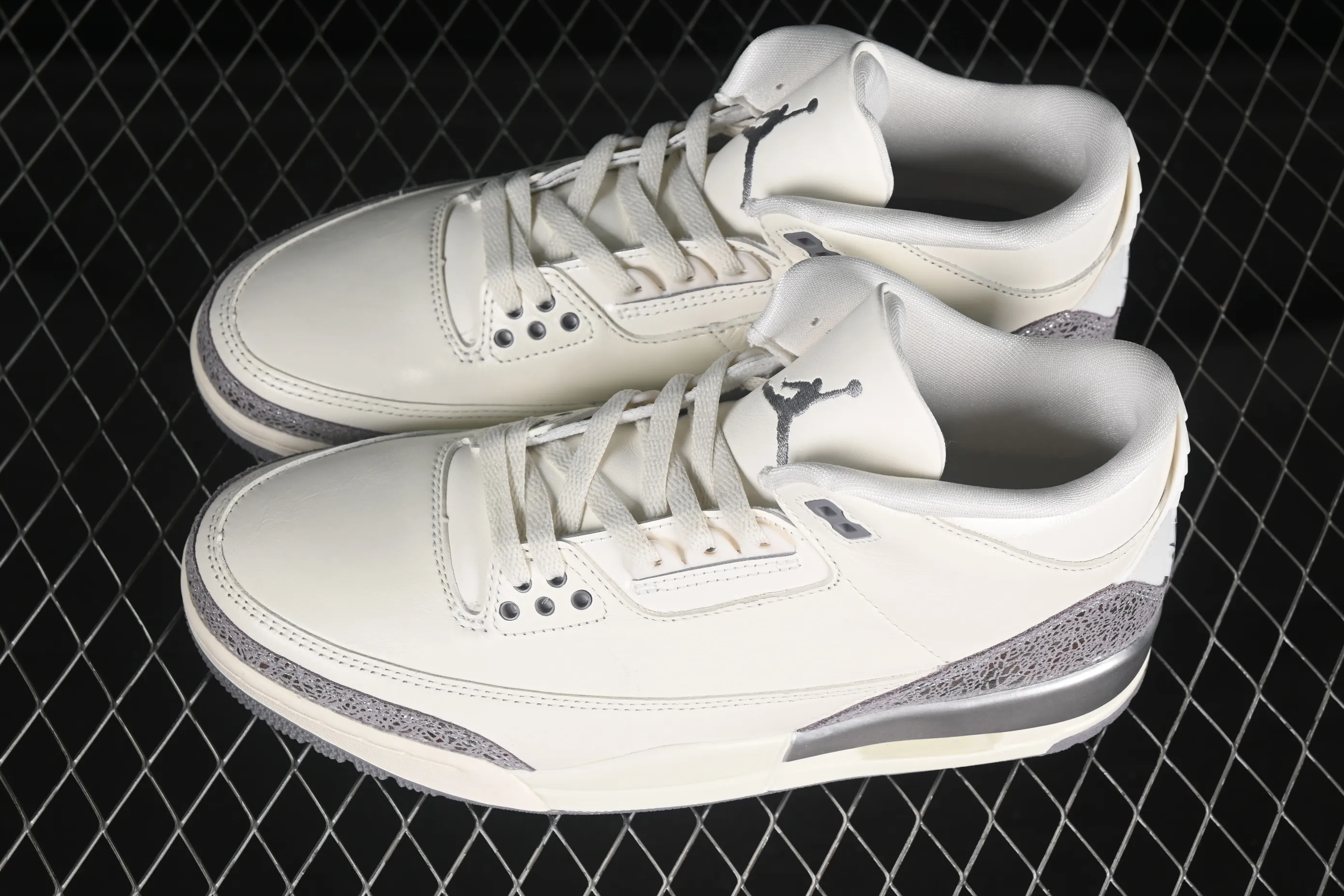All categories Air Jordan Jordan series basketball shoes Air Jordan 3 OG version Air Jordan 3 "Sail Metallic Silver" AJ3 Joe 3 Metallic Silver CK9246-100